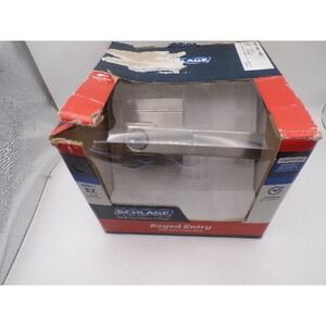 Schlage Keyed Entry Door Lever Satin Nickel Finish Northbrook Upland READ